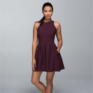 Lululemon Here to There Dress Size 4 Bordeaux Drama BNWT!